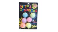 Johntoy Sticky stretch glow in the dark bal 6st - thumbnail