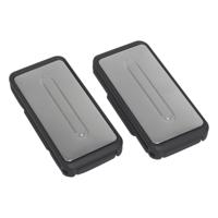 Gordelklemmen zilver 2 stuks - thumbnail