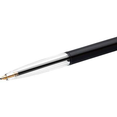 50x Bic M10 balpen zwart medium - thumbnail