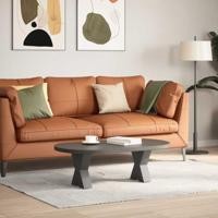 Salontafelpoten 2 st X-vormig 40x(30-31) cm staal antraciet - thumbnail