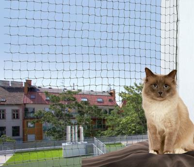 Veiilgheidsnet Trixie Zwart Nylon - thumbnail