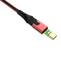 USB 3.2 Gen 1 (USB 3.0) [1x USB 3.2 Gen 1 stekker A (USB 3.0) - 1x USB-C stekker] 1.00 m Rood/zwart Vergulde steekcontacten Oehlbach USB Evolution C3 - thumbnail