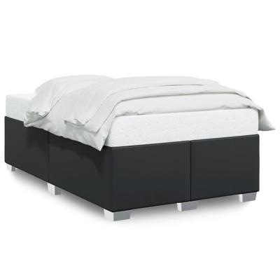 Bedframe zonder matras 120x190 cm kunstleer zwart