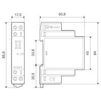 Finder 22.32.0.024.4520 Contactor 1x NO, 1x NC 24 V/DC, 24 V/AC 25 A 1 stuk(s) - thumbnail