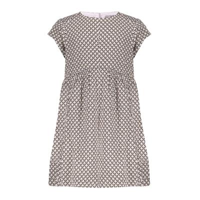 Frankie & Friends Meisjes jurk - Bonobo - Print beach blush/cool bruin/wit