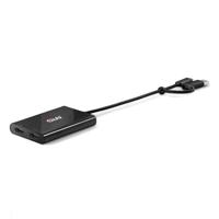 club3D USB-C Adapter [1x USB-A-stekker, USB-C stekker - 1x HDMI-stekker, DisplayPort stekker] Club 3D - Videoadapter - 24 pin USB-C, USB Typ A (M) 0.18 m - thumbnail