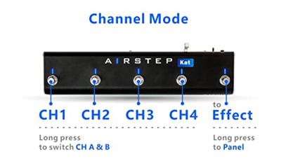 XSonic Airstep Kat Edition Wireless Footswitch voor Katana MKI en MKII versterkers - thumbnail