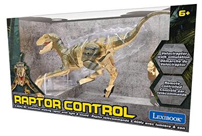 LEXIBOOK - RC Velociraptor - Simulatie met afstandsbediening Dinosaurus - Engels