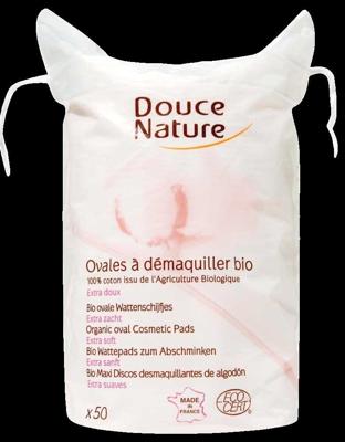 Biolgische wattenschijfjes ovaal - 50 stuks