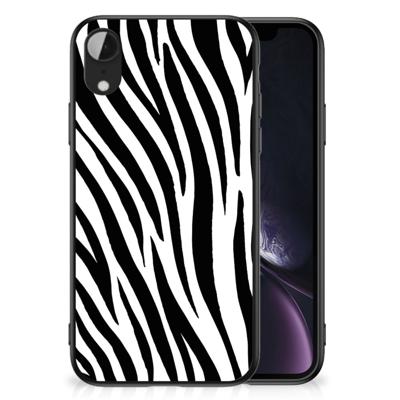 Apple iPhone XR Dierenprint Telefoonhoesje Zebra