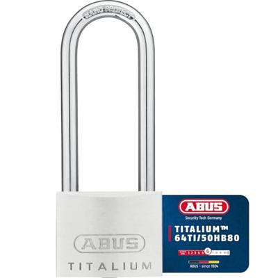 ABUS Cilinderhangslot | breedte slotlichaam 50 mm | Titalium gelijksluitend 6511 | 1 stuk - 56209 - 56209