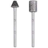 Wolfcraft Diamantslijpstift-set | Cilinder- en puntkegelvormig | 2-delig | 1 set - 5989000 - thumbnail