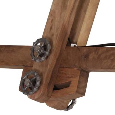 VidaXL Plafondlamp 25 w e27 105x30x65-108 cm antiek messingkleurig