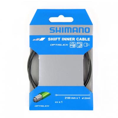Shimano versnellingsbinnenkabel 210 cm x 1,2 mm RVS