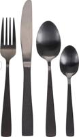 Cutlery Set 16Pcs Matt Zwart kerst Nampook - Nampook - thumbnail