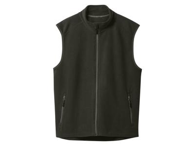 esmara Men Heren fleece bodywarmer (Zwart, L)