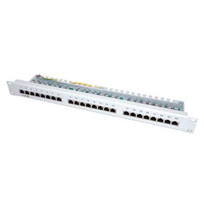 VALUE Cat.5e (Class D) 19-Patchpanel, 24P, afgeschermd, grijs VALUE Cat.5e (Class D) 19-Patchpanel, 24P, afgeschermd, grijs