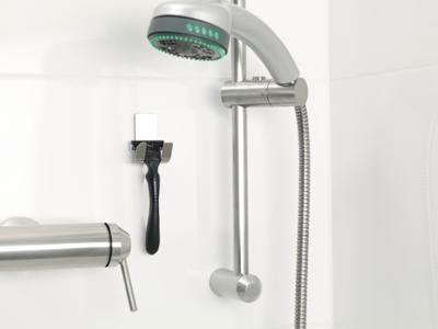 tesa POWERSTRIPS® Waterproof scheermeshouder Metaal Inhoud: 1 stuk(s) tesa POWERSTRIPS® Waterproof scheermeshouder Metaal Inhoud: 1 stuk(s)