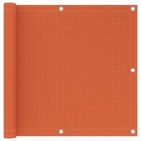 Balkonscherm 90x400 cm HDPE oranje - thumbnail