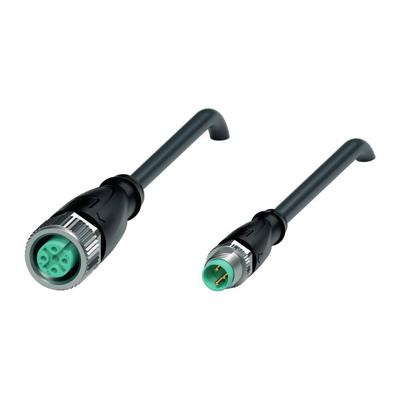 Pepperl+Fuchs 240795-100000 Sensor/actuator connector, geassembleerd Aantal polen (sensoren): 3, 3 0.6 m 1 stuk(s)
