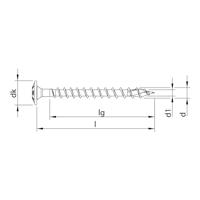 HECO-TOPIX-plus 5,0 x 60, achterwandschr, T-20, VVD, vz; 200 st - HC61977 - thumbnail