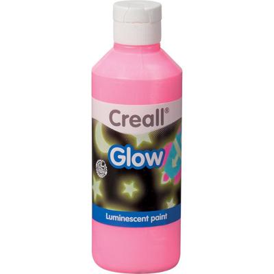 Creall glow in the dark verf roze, 250ml Creall glow in the dark verf roze, 250ml