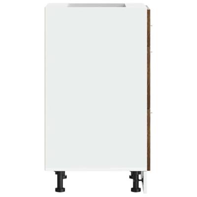 Onderkast Lyon 40x46x81,5 cm bewerkt hout gerookt eikenkleurig