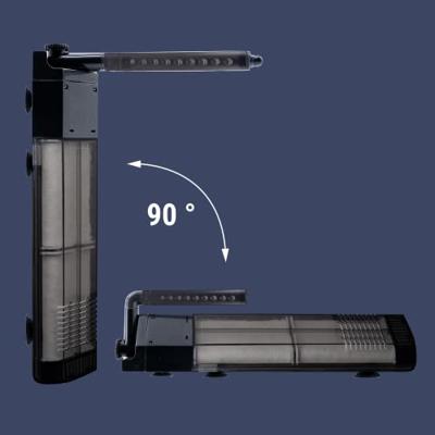 Dennerle Nano hoekfilter XL | binnenfilter voor aquaria van 30-60 liter | krachtig, stil en compact