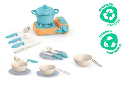 Kitchen Toys Speelgoedfornuis met keukenaccessoires gerecycled