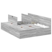 Bedframe Grijs sonoma 200 x 160 x 31.5 cm Bewerkt hout - thumbnail
