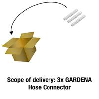 GARDENA 07290-20 PVC Slangverbindingsstuk 4 mm Set van 3 stuks - thumbnail