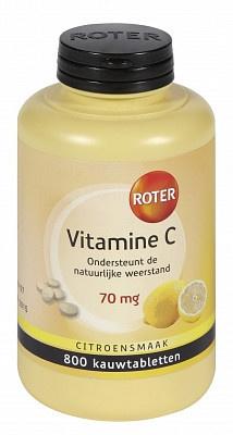 Roter Vitamine C 70 mg kauwtablet 800 Kauwtabletten