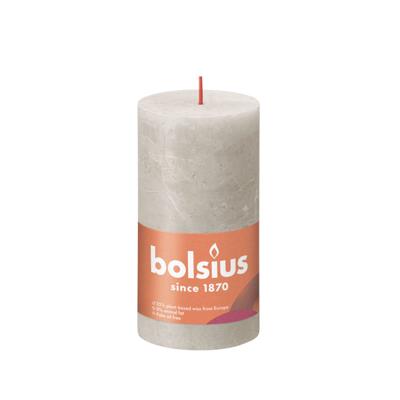 Bolsius Kaars 13x6,8 cm Zand Grijs Bolsius Kaars 13x6,8 cm Zand Grijs