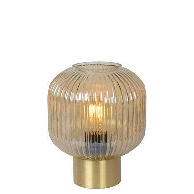 Lucide MALOTO - Tafellamp - Ø 20 cm - 1xE27 - Amber