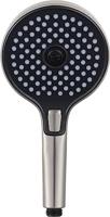 Ben Beam handdouche rond Ø13cm met 3 straalsoorten RVS-look - thumbnail