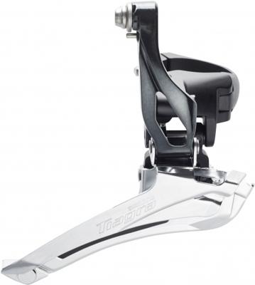 SHIMANO Voorderailleur 2 x 10-speed tiagra fd-4700 ø34,9 mm klem / down-pull 61-66° 46-53t - grijs