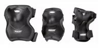 Roces - super skatebescherming 3-pack - knie, pols & elleboog - volwassenen - zwart - maat l - thumbnail