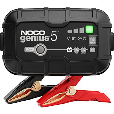 NOCO GENIUS5 5A acculader voor 6V/12V accu's met onderhouds- en ontzwavelingsfunctie