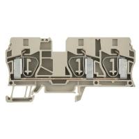 Weidmüller 1767690000-20 Doorgangsserieklem Spanveer Donkerbeige 20 stuk(s) - thumbnail