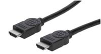 Manhattan 323239-CG HDMI-kabel HDMI Aansluitkabel HDMI-A-stekker, HDMI-A-stekker 5.00 m Zwart 4K UHD, Audio Return Channel (ARC) - thumbnail
