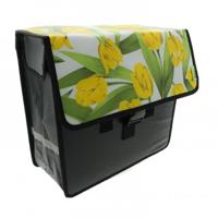Enkele Shopper Fietstas Tulips Yellow - thumbnail