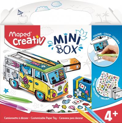 Joustra Maped creatief caravan inkleuren en vouwen