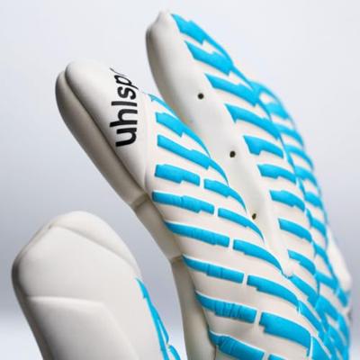 Uhlsport FM Cybertec Absolutgrip HN Keepershandschoenen Wit Felblauw Zwart