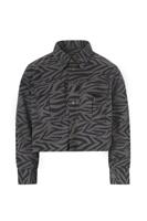 Like Flo winter overshirt meisjes teens - grijs - Cassy - kort - grote zakken - thumbnail