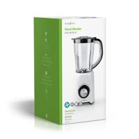 Nedis Blender | 800 W | 1.5 l | Kunststof | 2-Snelheden | Wit / Zwart | 1 stuks - KABL300CWT KABL300CWT - thumbnail
