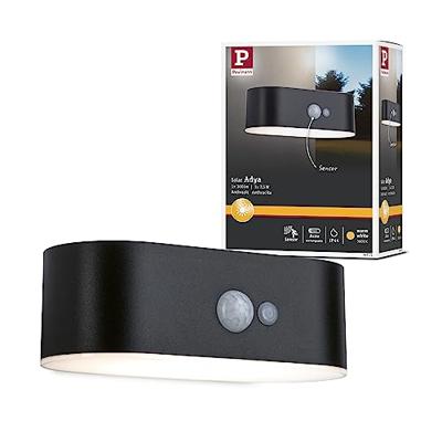 Paulmann 94571 Ayda Wandlamp op zonne-energie Energielabel: G (A - G) 5.5 W Warmwit Zwart Paulmann 94571 Ayda Wandlamp op zonne-energie Energielabel: G (A - G) 5.5 W Warmwit Zwart