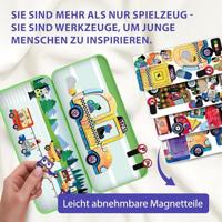 MierEdu magnetische puzzeldoos Voertuigen - thumbnail