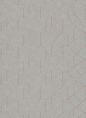 Dutch Wallcoverings Behang Carat Deluxe Dessin Zilver/Beige 10062-02