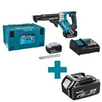 Makita DFR551RTJ | 18 V | Schroefautomaat | 25-55 mm | 5,0 Ah (2 st) | Snellader | in Mbox DFR551RTJ - thumbnail