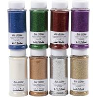 Creativ Company Bio sparkles, diverse kleuren, 8x140 ml/ 1 doos - thumbnail